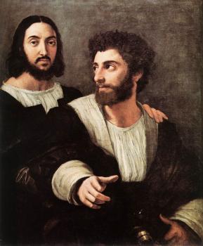 Raphael : Double Portrait with The Artist